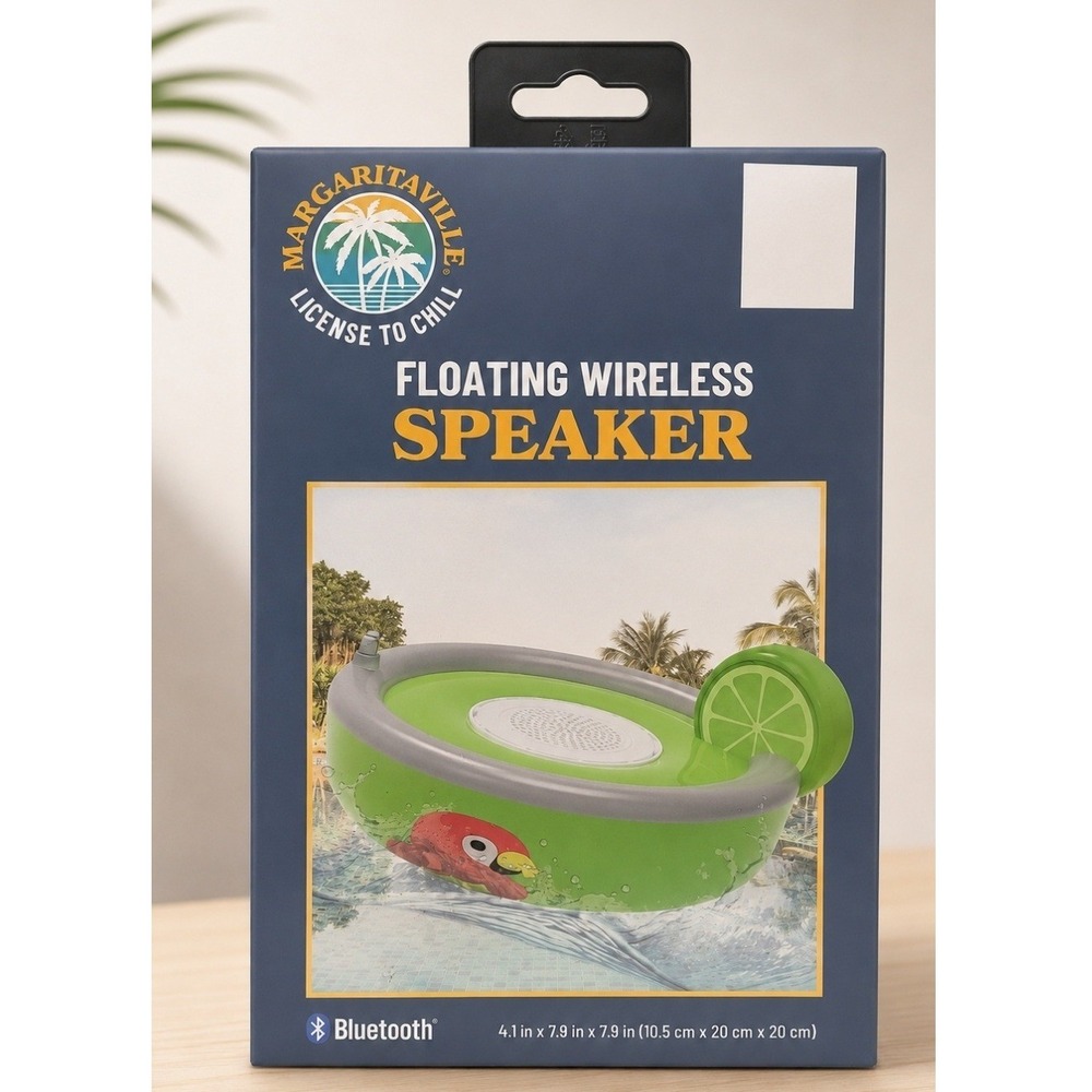 Margaritaville Floating Speaker Wireless Bluetooth Margarita NEW Inflatable